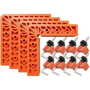 Tlily - 4Sets Right Angle Clamps for Woodworking Corner 90 Degree Clamp Tlily - 4Sets Right Angle Clamps for Woodworking Corner 90 Degree Clamp