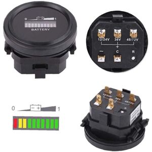 Tlily - 4X 12V / 24V 36V 48V 72V led Digital Battery Indicator Gauge Meter Waterproof for Go-Lf Ca-Rt Tlily - 4X 12V / 24V 36V 48V 72V led Digital Battery Indicator Gauge Meter Waterproof for Go-Lf Ca-Rt