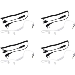Tlily - 4X 2 Pin ptt Microphone Headset for 3.5mm Air Acoustic Earpiece UV-5R 888S Tlily - 4X 2 Pin ptt Microphone Headset for 3.5mm Air Acoustic Earpiece UV-5R 888S