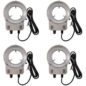 TLILY 4X 48 LED Industrial Microscope Camera Light Source Ring Lamp Light Illuminator Adjustable Brightness USB Interface TLILY 4X 48 LED Industrial Microscope Camera Light Source Ring Lamp Light Illuminator Adjustable Brightness USB Interface