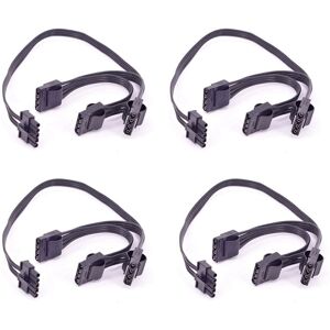 TLILY 4X 5Pin 1 to 3 Power Supply Cable 4 Pin Molex ide 5P psu for Cooler Master V550 V650 V700 V750 V850 V1000 V1200 TLILY 4X 5Pin 1 to 3 Power Supply Cable 4 Pin Molex ide 5P psu for Cooler Master V550 V650 V700 V750 V850 V1000 V1200