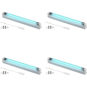 TLILY 4X 8W Germicidal Light T5 Tube uvc Kill Dust Mite Eliminator uv Quartz Lamp for Bedroom TLILY 4X 8W Germicidal Light T5 Tube uvc Kill Dust Mite Eliminator uv Quartz Lamp for Bedroom