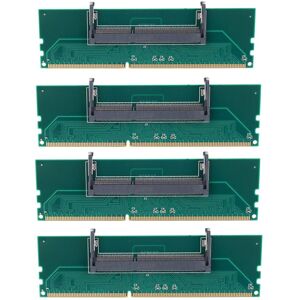 TLILY 4X DDR3 Laptop SO-DIMM to Desktop DIMM Memory RAM Connector Adapter DDR3 New Adapter of Laptop Internal Memory to RAM TLILY 4X DDR3 Laptop SO-DIMM to Desktop DIMM Memory RAM Connector Adapter DDR3 New Adapter of Laptop Internal Memory to RAM