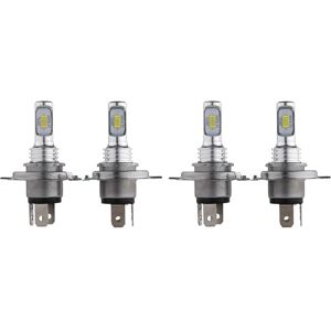 Tlily - 4x H4 9003 HB2 led Headlight Bulbs Kit High and Low Beam 35W 4000LM 6000K White Tlily - 4x H4 9003 HB2 led Headlight Bulbs Kit High and Low Beam 35W 4000LM 6000K White