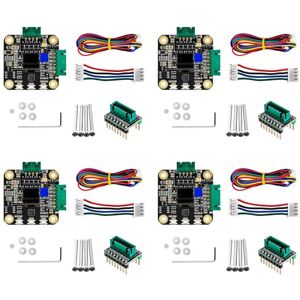 TLILY 4X nema 17 Stepper Motor Driver Kit mks SERVO42C pcba Board Ultra Quiet cnc Parts-Holographic to Avoid Lost TLILY 4X nema 17 Stepper Motor Driver Kit mks SERVO42C pcba Board Ultra Quiet cnc Parts-Holographic to Avoid Lost