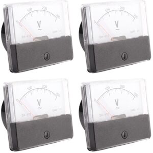 Tlily - 4X Rectangle Voltmeter DH670 Panel Meter Analog Voltage Measurement ac 0-300V Tlily - 4X Rectangle Voltmeter DH670 Panel Meter Analog Voltage Measurement ac 0-300V