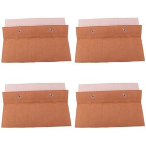 Tlily - 4X Sunglasses Organizer Hanging Storage Display Bag Wall Mount 15 Glasses Holders Beige Brown Tlily - 4X Sunglasses Organizer Hanging Storage Display Bag Wall Mount 15 Glasses Holders Beige Brown