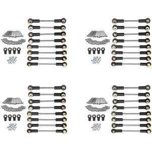 Tlily - 4X Upgrade Spare Part Metal Suspension Toe Links Set for 1/16 C14 C24 rc Car Parts Tlily - 4X Upgrade Spare Part Metal Suspension Toe Links Set for 1/16 C14 C24 rc Car Parts