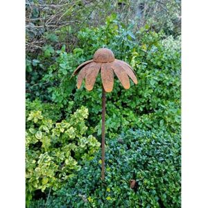 5 Feet Cone Flower Plant Pin Garden Art (Pack of 3) - Bare Metal/Ready to Rust 5 Feet Cone Flower Plant Pin Garden Art (Pack of 3) - Bare Metal/Ready to Rust