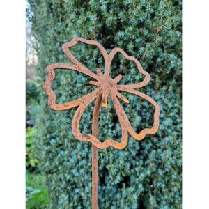 5 Feet Flowering Petal Plant Pin Garden Art (Pack of 3) - Bare Metal/Ready to Rust 5 Feet Flowering Petal Plant Pin Garden Art (Pack of 3) - Bare Metal/Ready to Rust