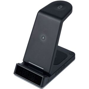 Tlily - 5 in 1 Foldable Wireless Charger Stand rgb led Clock Fast Charging Station Dock for Galaxy Watch 6/5 S23 S22 Tlily - 5 in 1 Foldable Wireless Charger Stand rgb led Clock Fast Charging Station Dock for Galaxy Watch 6/5 S23 S22