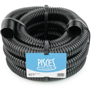Pisces - 5 Metres Of 38mm Corrugated Flexible Black Pond Hose Pipe Pisces - 5 Metres Of 38mm Corrugated Flexible Black Pond Hose Pipe