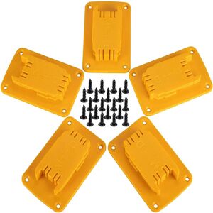 Tlily - 5 Packs Tool Holder Mount for Tool,Also Fit 20V, 12V Drill Holder,Hanger Yellow Tlily - 5 Packs Tool Holder Mount for Tool,Also Fit 20V, 12V Drill Holder,Hanger Yellow