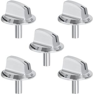 Tlily - 5 Packs Upgrade 5304525746 Long Stem Stove Knobs Replacements, Compatible with Gas Range Oven Tlily - 5 Packs Upgrade 5304525746 Long Stem Stove Knobs Replacements, Compatible with Gas Range Oven