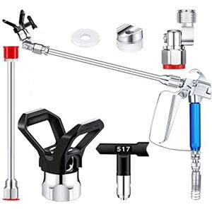 TLILY 5 Pcs Airless Sprayer Hose Kit 3600 Psi 517 Tip Swivel Joint with Nozzle Guard Tips and Extension Rod for TLILY 5 Pcs Airless Sprayer Hose Kit 3600 Psi 517 Tip Swivel Joint with Nozzle Guard Tips and Extension Rod for