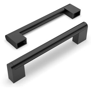 BEIJIYI 5 Pcs Black Stainless Steel Kitchen Cabinet Handles, 128mm Center Distance for Kitchen Cabinet Door Handles BEIJIYI 5 Pcs Black Stainless Steel Kitchen Cabinet Handles, 128mm Center Distance for Kitchen Cabinet Door Handles