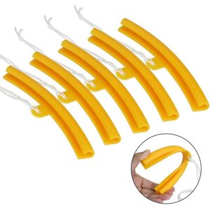Aougo - Piece rim protector with holes and ropes, rim edge protector 20 cm rim wheel protection tool for motorcycle bikes, bicycle tire lever Aougo - Piece rim protector with holes and ropes, rim edge protector 20 cm rim wheel protection tool for motorcycle bikes, bicycle tire lever
