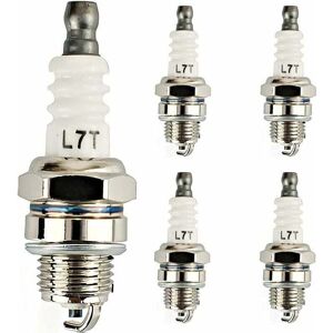 WOIYIC 5 Pcs Spark Plug L7T Chainsaw Lawn Mower Small Engine Accessory Parts Compatible Replacement Spark Plugs for Brush Cutters and Chainsaws Replaces WOIYIC 5 Pcs Spark Plug L7T Chainsaw Lawn Mower Small Engine Accessory Parts Compatible Replacement Spark Plugs for Brush Cutters and Chainsaws Replaces