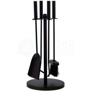 Home Discount - Warwick 5 Piece Companion Set Black Fireplace Accessories Shovel, Poker, Brush & Tongs Home Discount - Warwick 5 Piece Companion Set Black Fireplace Accessories Shovel, Poker, Brush & Tongs
