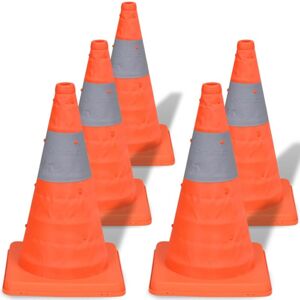 5 Pop-up Traffic Cones 42 cm Vidaxl 5 Pop-up Traffic Cones 42 cm Vidaxl