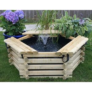 50 Gallon Pond without Pump - W122 x H41 cm 50 Gallon Pond without Pump - W122 x H41 cm
