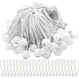 BEIJIYI 50 Pack Bungee Cords with Balls Bungee Cords Bungee Balls for Awnings, Tents, Banners and Tarps BEIJIYI 50 Pack Bungee Cords with Balls Bungee Cords Bungee Balls for Awnings, Tents, Banners and Tarps