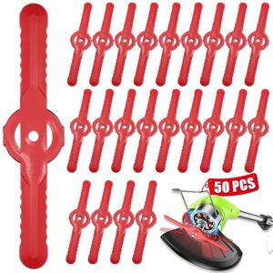 WOIYIC 50 Pcs Plastic Lawn Mower Blades, 135mm Replacement Blades for Cordless Lawn Mowers, Lawn, Garden, Orchard, Woodland or Pastoral Accessories WOIYIC 50 Pcs Plastic Lawn Mower Blades, 135mm Replacement Blades for Cordless Lawn Mowers, Lawn, Garden, Orchard, Woodland or Pastoral Accessories