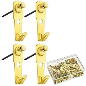 50 Pieces 30 LB Series Picture Frame Hangers with Nails Photo Hanging Hooks Hanging Nails for Hanging Clock 50 Pieces 30 LB Series Picture Frame Hangers with Nails Photo Hanging Hooks Hanging Nails for Hanging Clock