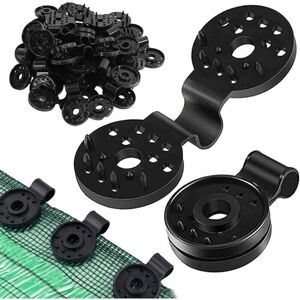 WOIYIC 50 Pieces Shade Cloth Clips Accessory for Parasol and Shade Sail, Special Clip with Grommet, Shade Cloth Clip, Greenhouse Shade Net Clips, Fixing WOIYIC 50 Pieces Shade Cloth Clips Accessory for Parasol and Shade Sail, Special Clip with Grommet, Shade Cloth Clip, Greenhouse Shade Net Clips, Fixing