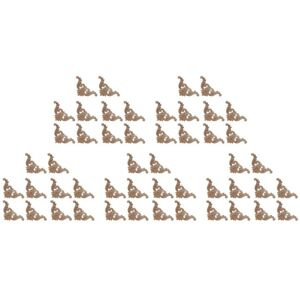 Tlily - 50 Pieces Wood Carving Decal Carved Moldings Corner Applique Home Door Decor on for Cabinet Windows Tlily - 50 Pieces Wood Carving Decal Carved Moldings Corner Applique Home Door Decor on for Cabinet Windows