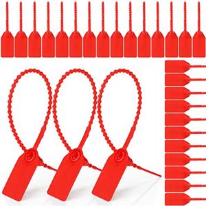 TLILY 500 Pcs Plastic Tamper Seals Zip Ties for Fire Extinguishers Security Tags Safety Locking Signage Tamper, 250mm Length TLILY 500 Pcs Plastic Tamper Seals Zip Ties for Fire Extinguishers Security Tags Safety Locking Signage Tamper, 250mm Length
