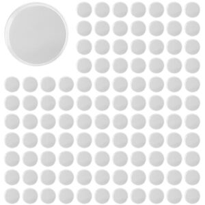 TLILY 500 Pieces 21mm Round Clear Plastic Coin Holder Capsule Box Storage Clear Round Display Cases TLILY 500 Pieces 21mm Round Clear Plastic Coin Holder Capsule Box Storage Clear Round Display Cases