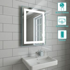 NRG - 500 x 700mm Bathroom Illuminated led Mirror with Demister(Type c) NRG - 500 x 700mm Bathroom Illuminated led Mirror with Demister(Type c)