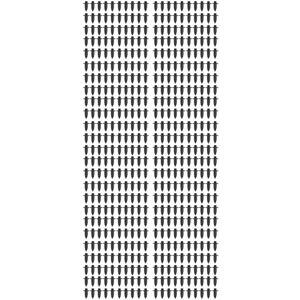 Tlily - 500X Plastic Panel Trim Fairing Bike Fastener Rivet Clip 6mm for Black Tlily - 500X Plastic Panel Trim Fairing Bike Fastener Rivet Clip 6mm for Black