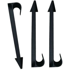 Csparkv - 50pcs Drip Irrigation Stakes Drip Irrigation Support Stakes Ground Fixing Stakes,Black,11.2cm Csparkv - 50pcs Drip Irrigation Stakes Drip Irrigation Support Stakes Ground Fixing Stakes,Black,11.2cm