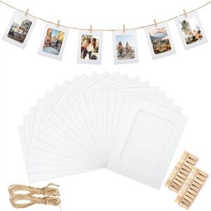 Tlily - 50Pcs Paper Picture Frames for 4x6Inch Photo Frames,Kit diy Cardboard Hanging Display Home Office School Tlily - 50Pcs Paper Picture Frames for 4x6Inch Photo Frames,Kit diy Cardboard Hanging Display Home Office School