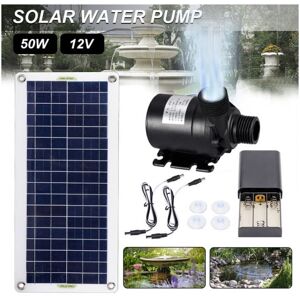 Serbia - 50W Pompe a eau solaire sans balais 800L/H Ultra silencieuse Moteur SubSN Decoration de fontaine de jardin Serbia - 50W Pompe a eau solaire sans balais 800L/H Ultra silencieuse Moteur SubSN Decoration de fontaine de jardin