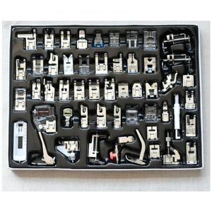 SERBIA 52 pièces de machine à coudre de pied multifonction de pied de presse professionn pour frère, chanteur et machine à coudre de maison, 505A ensemble SERBIA 52 pièces de machine à coudre de pied multifonction de pied de presse professionn pour frère, chanteur et machine à coudre de maison, 505A ensemble