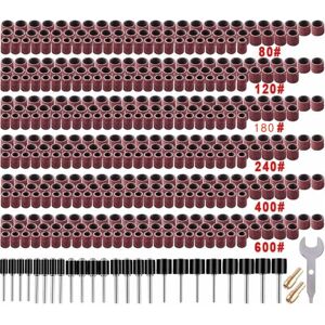 CYSLMUK 531 Pieces Sanding Drum Set for Rotary Tools, with 504 Pieces Sanding Drum 24 Pieces Drum Mandrel 2 Pieces Self-Tightening Mandrel CYSLMUK 531 Pieces Sanding Drum Set for Rotary Tools, with 504 Pieces Sanding Drum 24 Pieces Drum Mandrel 2 Pieces Self-Tightening Mandrel