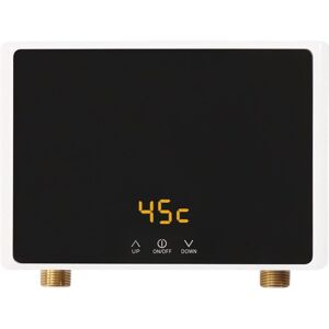 Cncest - 5500W Tankless Mini Hot Water Heater, 220V Electric Instant Water Heater, For Under Sink, Bathroom Kitchen, Portable, Black Cncest - 5500W Tankless Mini Hot Water Heater, 220V Electric Instant Water Heater, For Under Sink, Bathroom Kitchen, Portable, Black