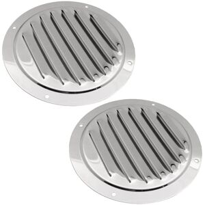 TLILY 5Inch Round Louvered Air Vent, 316 Stainless Steel Marine Boat Vent Cover, 2 Pcs TLILY 5Inch Round Louvered Air Vent, 316 Stainless Steel Marine Boat Vent Cover, 2 Pcs