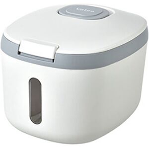 TLILY 5Kg Rice Bucket Sealed Dispenser Insect Moisture Proof Storage Container Grain Box Grey TLILY 5Kg Rice Bucket Sealed Dispenser Insect Moisture Proof Storage Container Grain Box Grey
