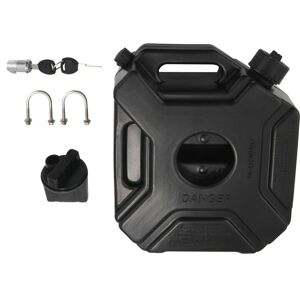 Tlily - 5L Liters Black Fuel Tank Can Car Motorcycle Spare Petrol Oil Backup Jerrycan Fuel- Canister with Lock & Key Tlily - 5L Liters Black Fuel Tank Can Car Motorcycle Spare Petrol Oil Backup Jerrycan Fuel- Canister with Lock & Key
