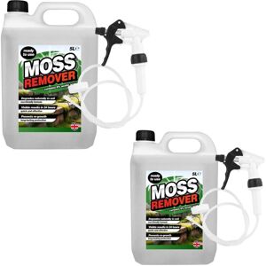 STORM TRADING GROUP 2 x 5L Moss Remover Fast Acting With Long Hose Trigger STORM TRADING GROUP 2 x 5L Moss Remover Fast Acting With Long Hose Trigger