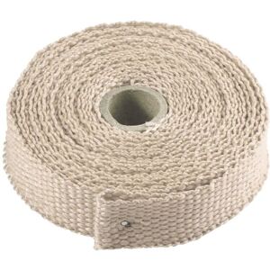 CYSLMUK 5m x 2.5cm Titanium Alloy Insulating Tape for Exhaust Pipe, Exhaust Manifold, Black Stainless Steel with 4 Ties, Brown CYSLMUK 5m x 2.5cm Titanium Alloy Insulating Tape for Exhaust Pipe, Exhaust Manifold, Black Stainless Steel with 4 Ties, Brown