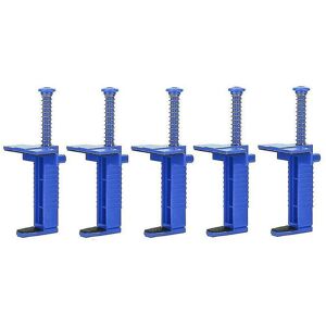 GOTRAYS 5pcs Brick Liner Runner Wire Drawer Masonry Tool Fixer Blue GOTRAYS 5pcs Brick Liner Runner Wire Drawer Masonry Tool Fixer Blue