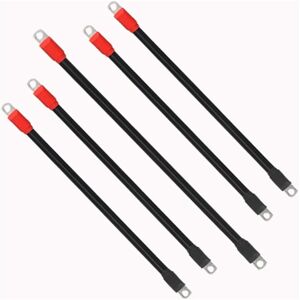 Tlily - 5PCS Golf Cart Battery Cables for 36V and 48V 1994-UP ,Flexible Set Tlily - 5PCS Golf Cart Battery Cables for 36V and 48V 1994-UP ,Flexible Set