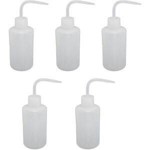 Groofoo - 5PCS Safety Wash Bottles Plastic Squeeze Bottle Multipurpose Empty Bottle for Cleaning Watering 250ml Groofoo - 5PCS Safety Wash Bottles Plastic Squeeze Bottle Multipurpose Empty Bottle for Cleaning Watering 250ml