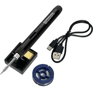 Tlily - 5V Fast Charging Lithium Built-in Wireless Soldering Iron Set Portable Repair Welding Tools Black Tlily - 5V Fast Charging Lithium Built-in Wireless Soldering Iron Set Portable Repair Welding Tools Black