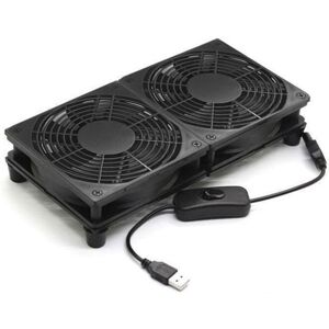 Tlily - 5V usb Powered 120mm 1800PRM Gaming pc Fan 1 Speed Portable Cooling Suitable for Tablet tv Receiver Router 2 Tlily - 5V usb Powered 120mm 1800PRM Gaming pc Fan 1 Speed Portable Cooling Suitable for Tablet tv Receiver Router 2